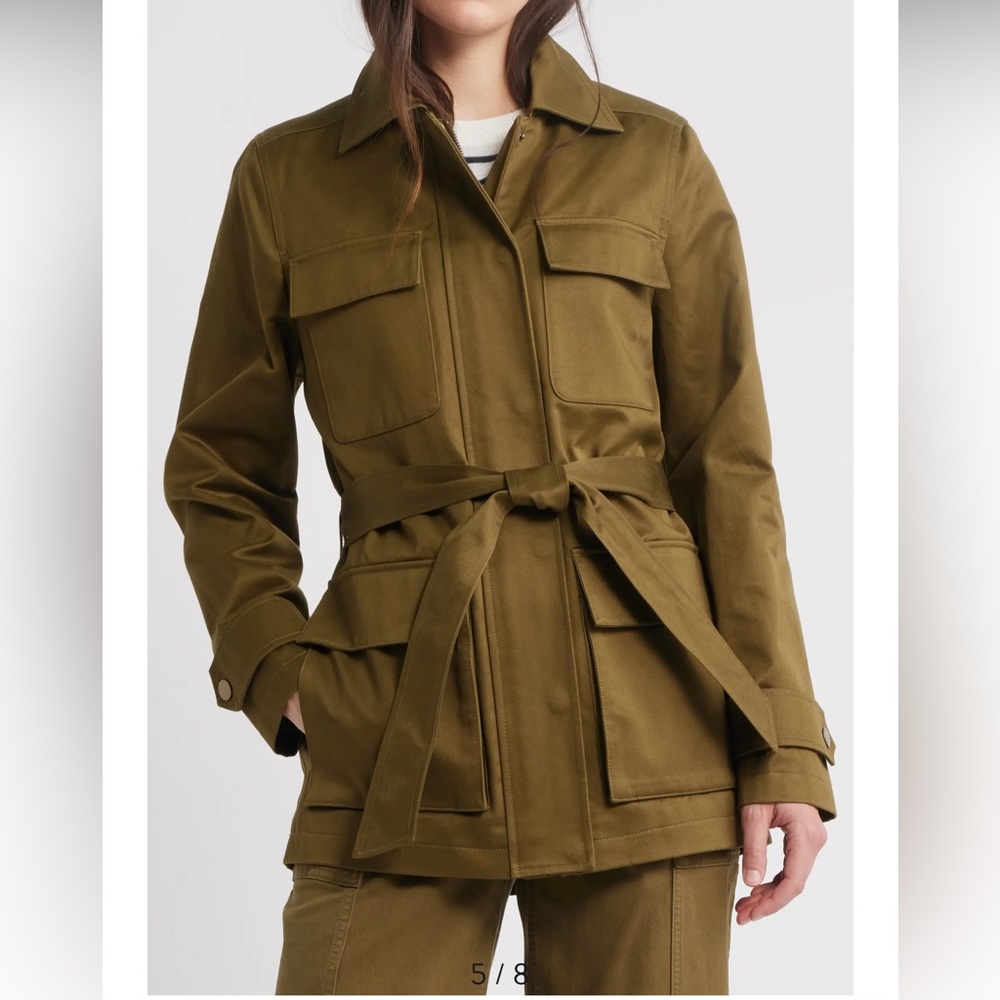 🆕 Caslon Utility Jacket in Dark Olive